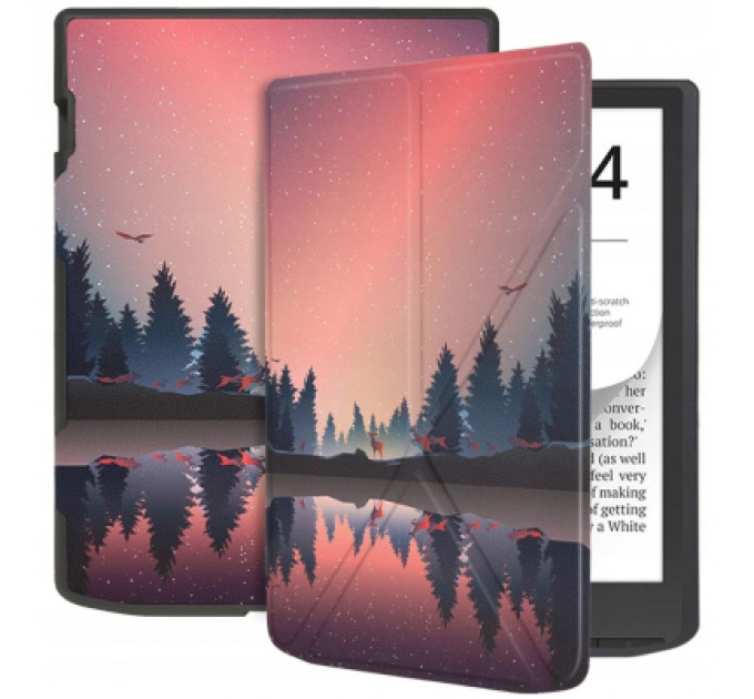 Чохол до електронної книги BeCover Ultra Slim Origami PocketBook 743G InkPad 4/InkPad Color 2/InkPad Color 3 (7.8") Dusk (713085)
