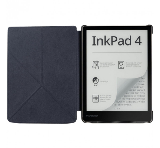 Чохол до електронної книги BeCover Ultra Slim Origami PocketBook 743G InkPad 4/InkPad Color 2/InkPad Color 3 (7.8") Dusk (713085)