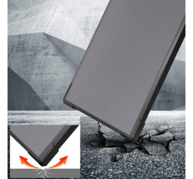 Чохол до електронної книги BeCover Ultra Slim Origami PocketBook 743G InkPad 4/InkPad Color 2/InkPad Color 3 (7.8") Gray (713087)