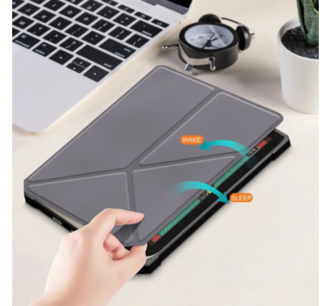 Чохол до електронної книги BeCover Ultra Slim Origami PocketBook 743G InkPad 4/InkPad Color 2/InkPad Color 3 (7.8") Gray (713087)