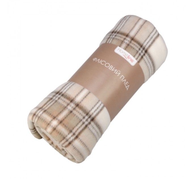 Home Line Плед Home Line флісовий Полар бежевий, 220х160см (164476)