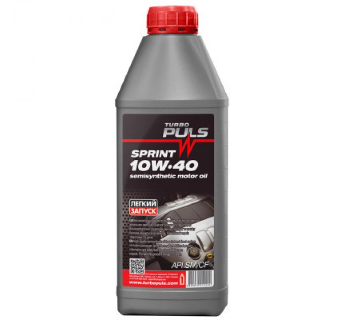 TURBO PULS Моторна олива TURBO PULS Sprint 10W-40, 0,85л (75388)