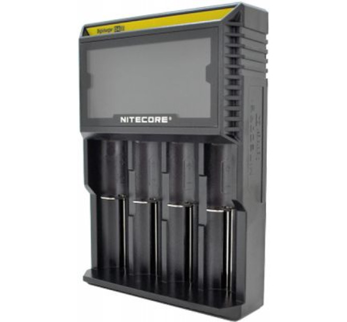 Nitecore Зарядний пристрій для акумуляторів Nitecore Digicharger D4 (4 channels, LCD дисп.,Li-ion, Ni-MH/Ni-Cd, A (09000)