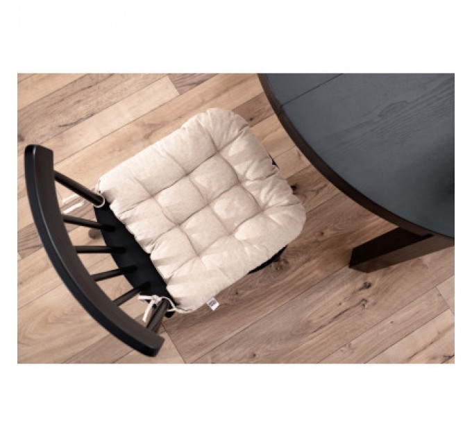 Подушка на стілець Ardesto Oliver бежевий , 40х40см 100% бавовна (ART02OB)