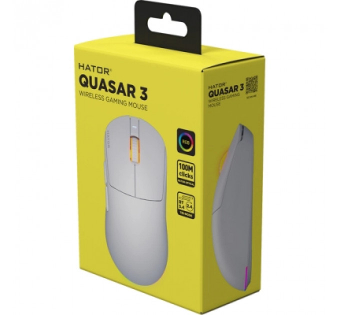 Мишка Hator Quasar 3 Wireless White (HTM731)