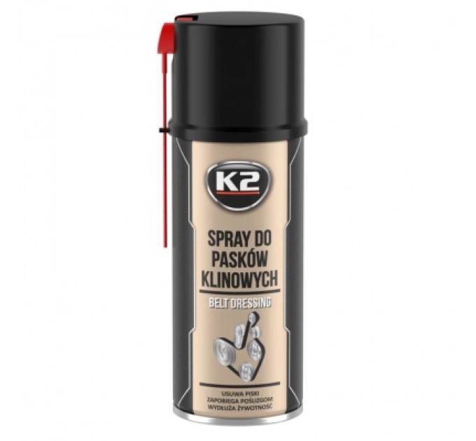 Мастило автомобільне K2 Belt Dressing 400мл (W126)