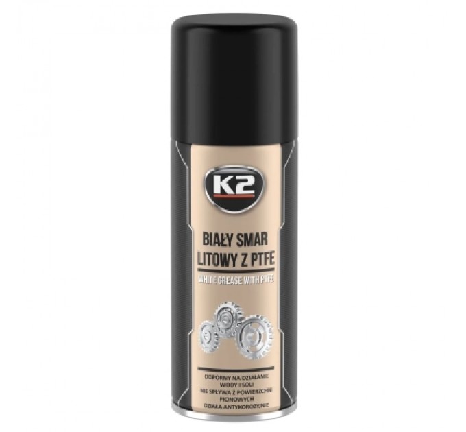 Мастило автомобільне K2 PRO White PTFE 400 мл (W121)