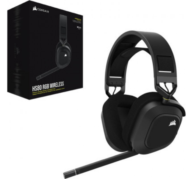 Навушники Corsair HS80 RGB Wireless Carbon (CA-9011235-EU)