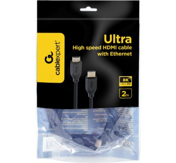 Cablexpert Кабель мультимедійний HDMI to HDMI 2.0m V.2.1 Cablexpert (CC-HDMI8K-2M)