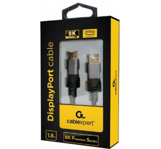 Cablexpert Кабель мультимедійний Display Port to Display Port 1.8m V1.4 Cablexpert (CC-DP8K-6)