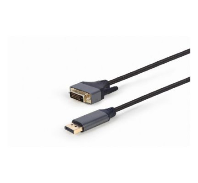 Cablexpert Кабель мультимедійний DisplayPort to DVI 1.8m 24 +1, 4K 30Hz Cablexpert (CC-DPM-DVIM-4K-6)