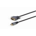 Cablexpert Кабель мультимедійний HDMI to DVI 1.8m 18+1pin, 4K 30Hz Cablexpert (CC-HDMI-DVI-4K-6)