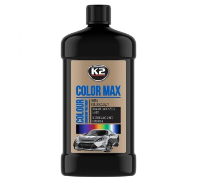 Автополіроль K2 Max чорний 500 мл (K025CA)