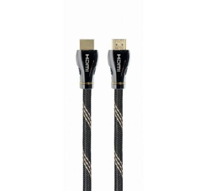 Cablexpert Кабель мультимедійний HDMI to HDMI 1.0m V.2.1 Premium Cablexpert (CCBP-HDMI8K-1M)