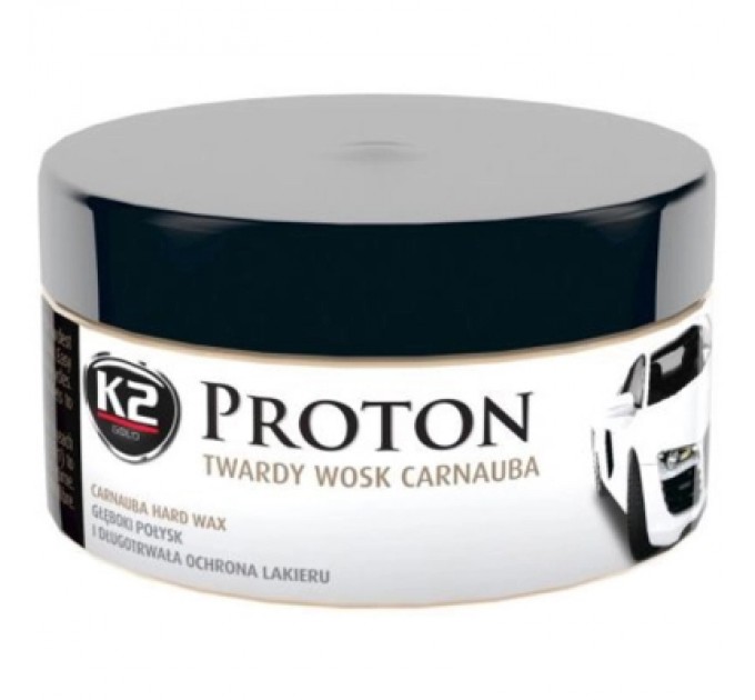 Автополіроль K2 Proton з губкою та ганчіркою 200г (G040)