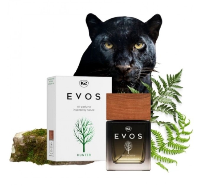 K2 Ароматизатор для автомобіля K2 Evos "Мисливець" 50 мл (V056)