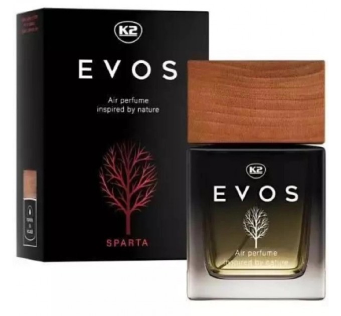 K2 Ароматизатор для автомобіля K2 Evos "Спарта" 50 мл (V051)