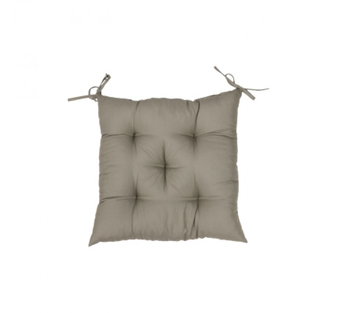 Прованс Подушка на стілець Прованс Фібра сіра 40х40 см (4823093447004)