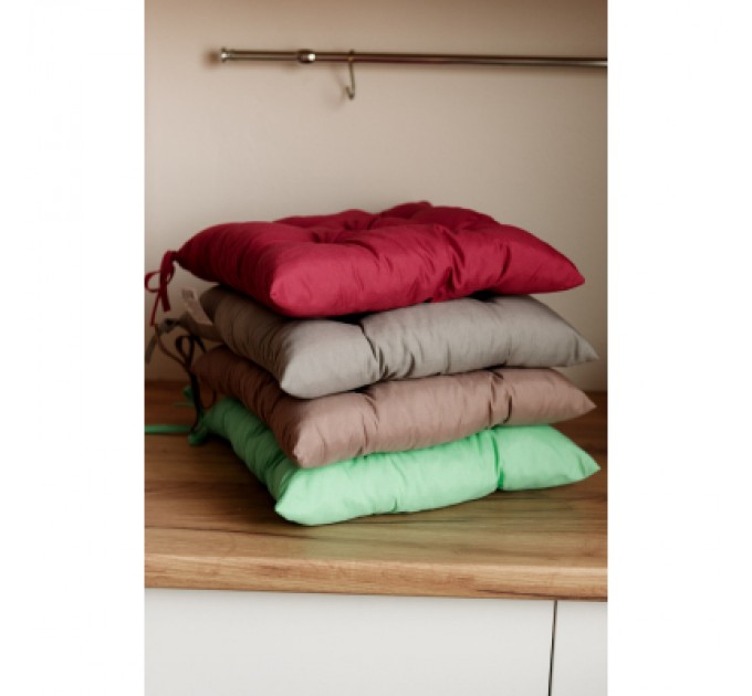 Прованс Подушка на стілець Прованс Фібра сіра 40х40 см (4823093447004)