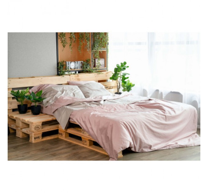 Ardesto Підковдра Ardesto Mix&Match сатин 200х220 см пудра (ART2022DVP)