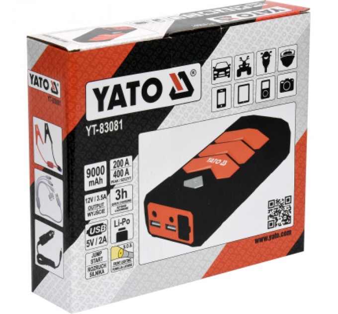 Пуско зарядний пристрій Yato YT-83081