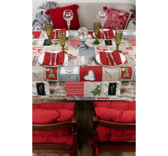 Прованс Скатертина Прованс Merry Christmas 180x132 см (4823093451421)