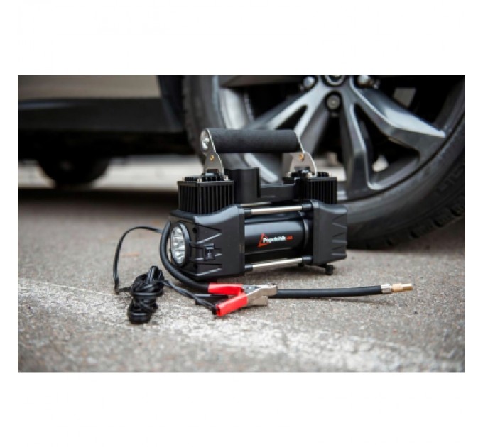 Poputchik Автомобільний компресор Poputchik 85л/хв, 10 А (13-015-IS)