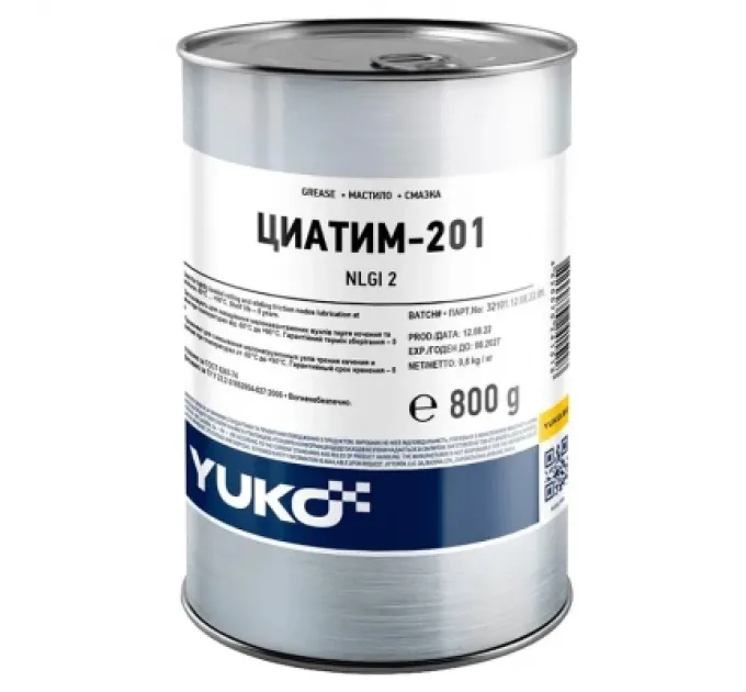 Yuko Мастило автомобільне Yuko ЦИАТИМ-201 0,8к (4820070241518)