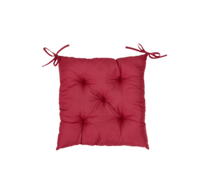 Прованс Подушка на стілець Прованс Фібра бордо 40х40 см (029611)