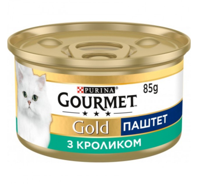 Паштет для котів Purina Gourmet Gold. З кроликом 85 г (7613033728747)