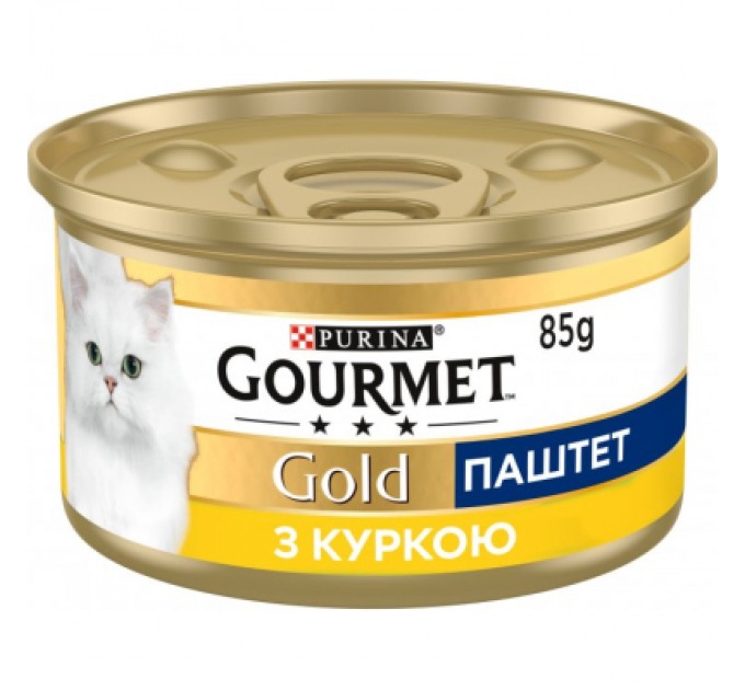 Purina Gourmet Паштет для котів Purina Gourmet Gold. З куркою 85 г (7613031381494)
