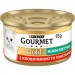 Вологий корм для кішок Purina Gourmet Gold. Ніжні биточки з яловичиною і томатами 85 г (7613035442474)