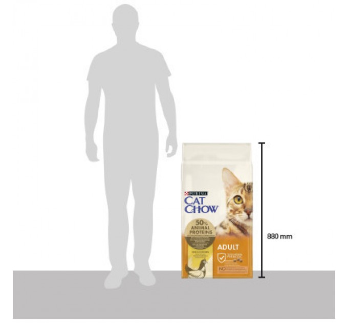 Сухий корм для кішок Purina Cat Chow Adult з куркою 15 кг (5997204514127)