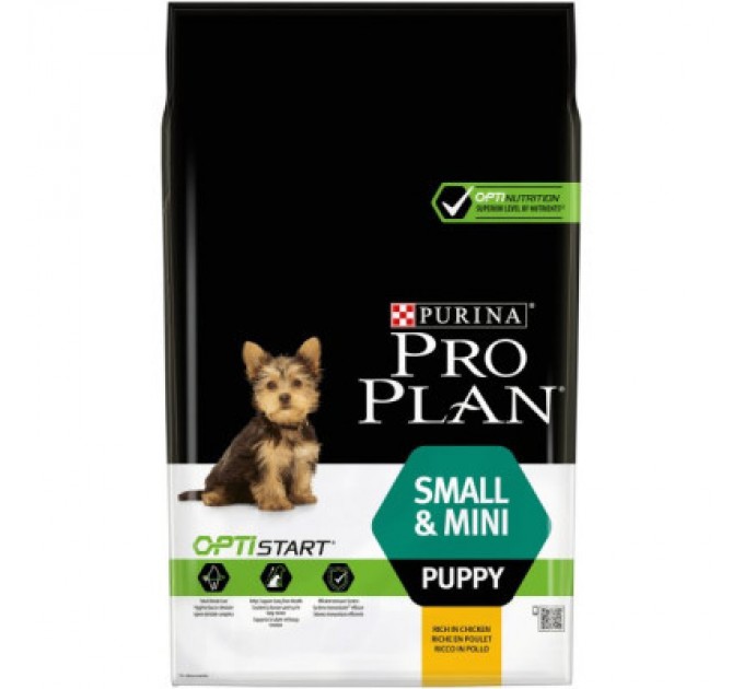 Purina Pro Plan Сухий корм для собак Purina Pro Plan Small&Mini Puppy з куркою та рисом 7 кг (7613035123366)