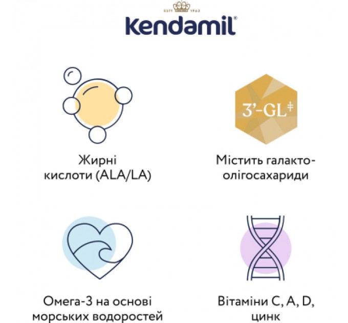 Kendamil Дитяча суміш Kendamil Goat 2 на козячому молоці 6-12 місяців 800 г (92000019)