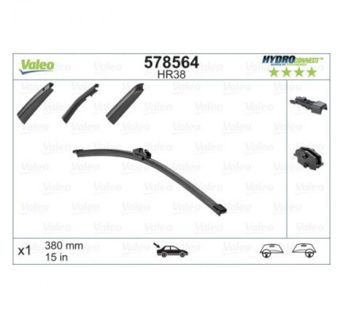 Valeo Щітка склоочисника Valeo 578564