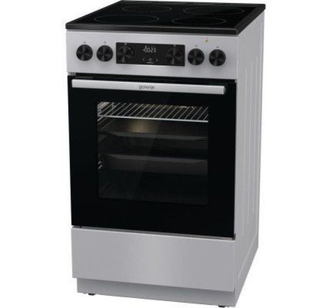 Gorenje Плита Gorenje GEC5C41SG електрична склокерамічна, 70л, 50x60см, дисплей, прог (GEC5C41SG)