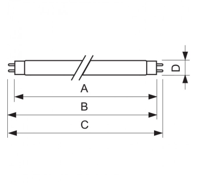 Philips Лампочка Philips TL-D G13 600mm 18W/54-765 1SL/25 (928047305451)