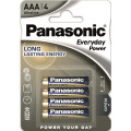 Panasonic Батарейка Panasonic AAА LR03 Everyday Power * 4 (LR03REE/4BP)