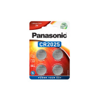Батарейка Panasonic CR 2025 Lithium * 4 (CR-2025EL/4B)