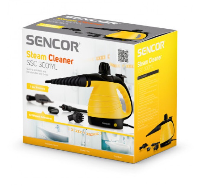 Sencor Пароочищувач Sencor SSC 3001 YL (SSC3001YL)