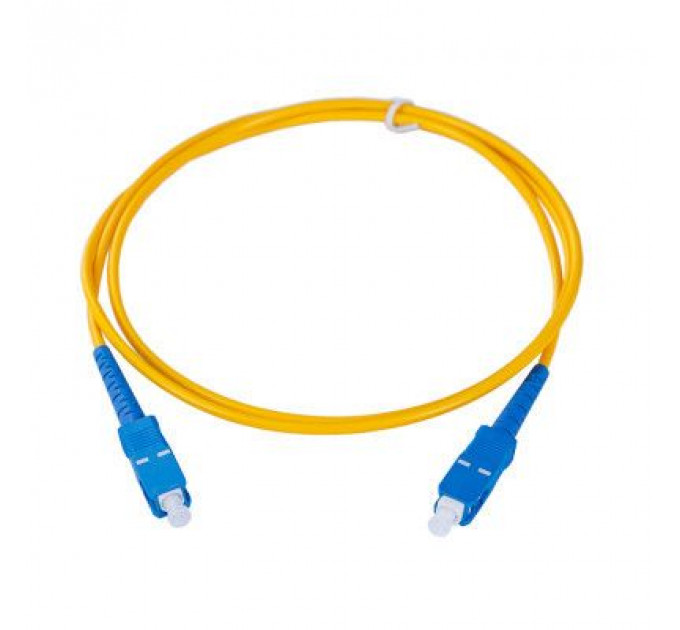 Оптичний патчкорд Cor-X SC/UPC-SC/UPC SingleMode Simplex 1м (OFPC-SC/UPC-SC/UPC-1-Flex)