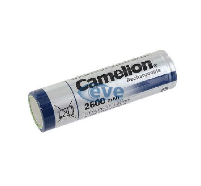 Camelion Акумулятор 18650 2600mAh, FlatTop, 3.7V, Bulk Camelion (ICR18650F-26)