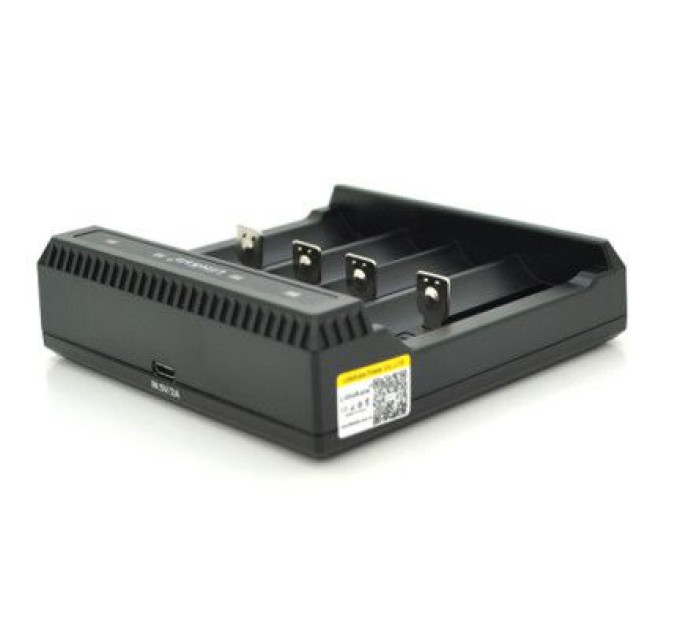 Liitokala Зарядний пристрій для акумуляторів Liitokala 4 Slots, LED, Li-ion, 10430/10440/14500/16340/17670/18500/18650/26650/25500/26700 (Lii-L4)