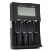 Liitokala Зарядний пристрій для акумуляторів Liitokala 4 Slots, LED display, 5V Type C, 3.7V/1.2V AA/AAA 18650/26650/16340/14500/10440/18500 (Lii-M4)