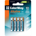 ColorWay Батарейка ColorWay AAA LR03 Alkaline Power (лужні) * 8 blister (CW-BALR03-8BL)