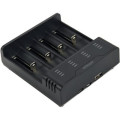 EnerGenie Зарядний пристрій для акумуляторів EnerGenie input:TYPE-C/Micro-USB, AAA/AA/...14650/18650, power bank function (BC-USB-02)