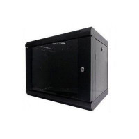 Шафа настінна Hypernet 9U 19" 600x450 (WMNC-9U-FLAT-AC-BLACK)
