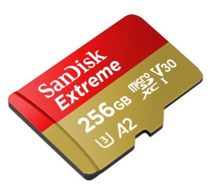 SanDisk Карта пам'яті SanDisk 256GB microSD class 10 UHS-I U3 Extreme (SDSQXAV-256G-GN6MN)