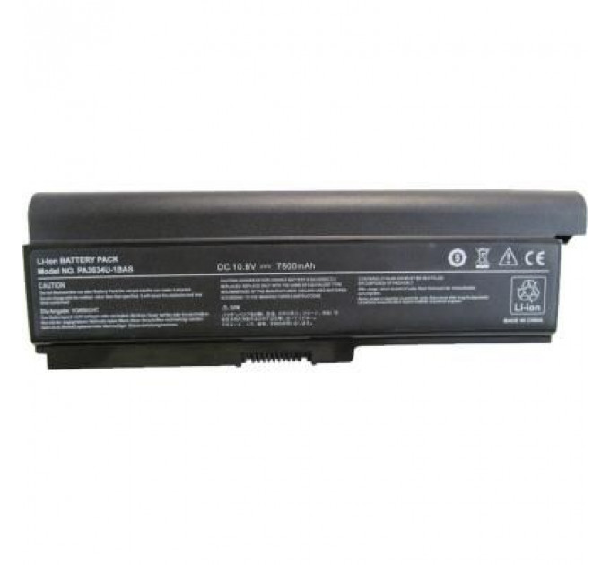 Акумулятор до ноутбука AlSoft Toshiba PA3636U 7800mAh 9cell 10.8V Li-ion (A41221)